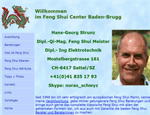 Tablet Screenshot of fengshui-center.ch